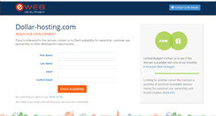 Desktop Screenshot of dollar-hosting.com